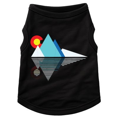 Colorado Flag Mountain Doggie Tank