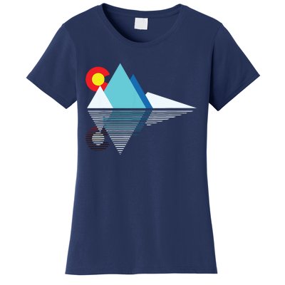 Colorado Flag Mountain Women's T-Shirt