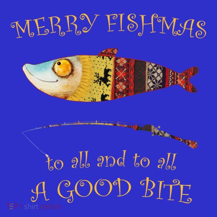 Christmas FisherS Merry Fishmas To All Christmas Fishing Cute Gift Premium T-Shirt