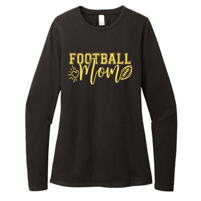 Cute Football Mom Womens CVC Long Sleeve Shirt