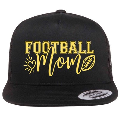Cute Football Mom Flatbill Hat