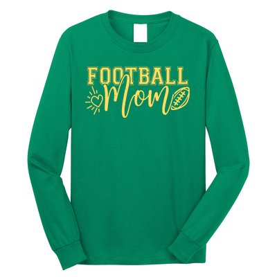 Cute Football Mom Long Sleeve Shirt