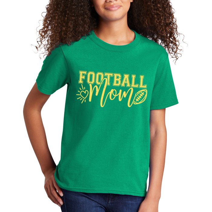 Cute Football Mom Kids T-Shirt