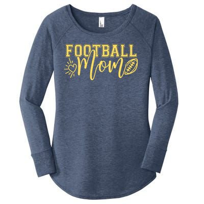 Cute Football Mom Women's Perfect Tri Tunic Long Sleeve Shirt