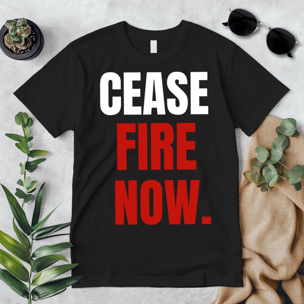 Cease Fire Now. Premium T-Shirt
