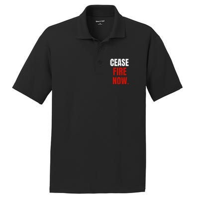 Cease Fire Now. PosiCharge RacerMesh Polo