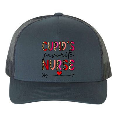 Cupid Favorite Nurse Cute Valentine's Day Nursing Leopard Gift Yupoong Adult 5-Panel Trucker Hat