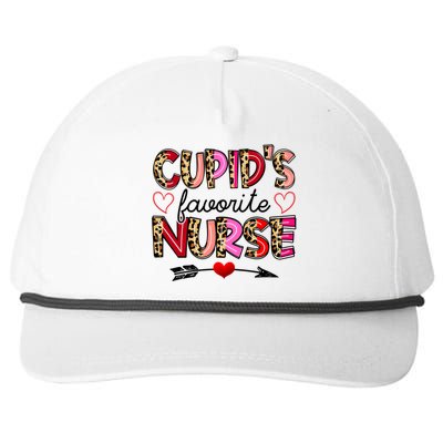 Cupid Favorite Nurse Funny Leopard Valentine's Day Nursing Gift Snapback Five-Panel Rope Hat