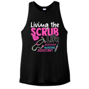 Cna For Nurse Hospital Colletion Living The Scrubs Life Ladies PosiCharge Tri-Blend Wicking Tank