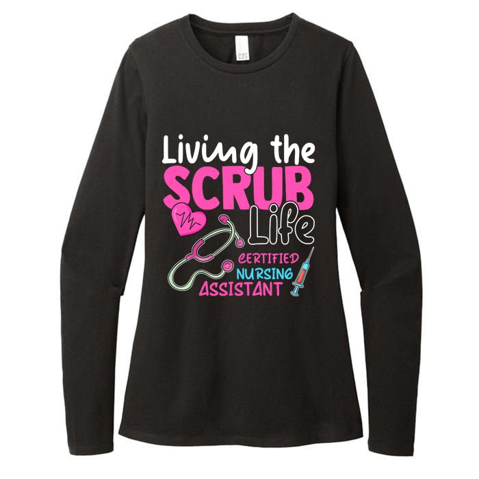 Cna For Nurse Hospital Colletion Living The Scrubs Life Womens CVC Long Sleeve Shirt