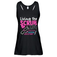 Cna For Nurse Hospital Colletion Living The Scrubs Life Ladies Essential Flowy Tank