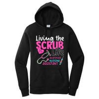 Cna For Nurse Hospital Colletion Living The Scrubs Life Women's Pullover Hoodie