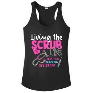 Cna For Nurse Hospital Colletion Living The Scrubs Life Ladies PosiCharge Competitor Racerback Tank