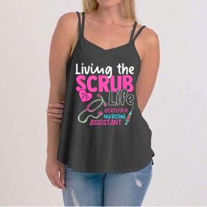 Cna For Nurse Hospital Colletion Living The Scrubs Life Women's Strappy Tank