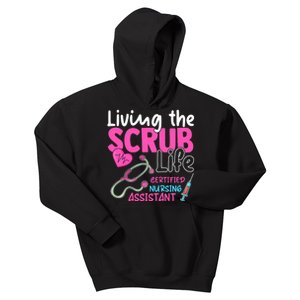 Cna For Nurse Hospital Colletion Living The Scrubs Life Kids Hoodie