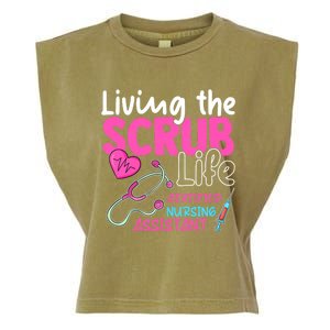 Cna For Nurse Hospital Colletion Living The Scrubs Life Garment-Dyed Women's Muscle Tee