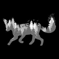 Cute Fox Nature Outdoor Hiking Camping Hunting Gift Doggie Tank