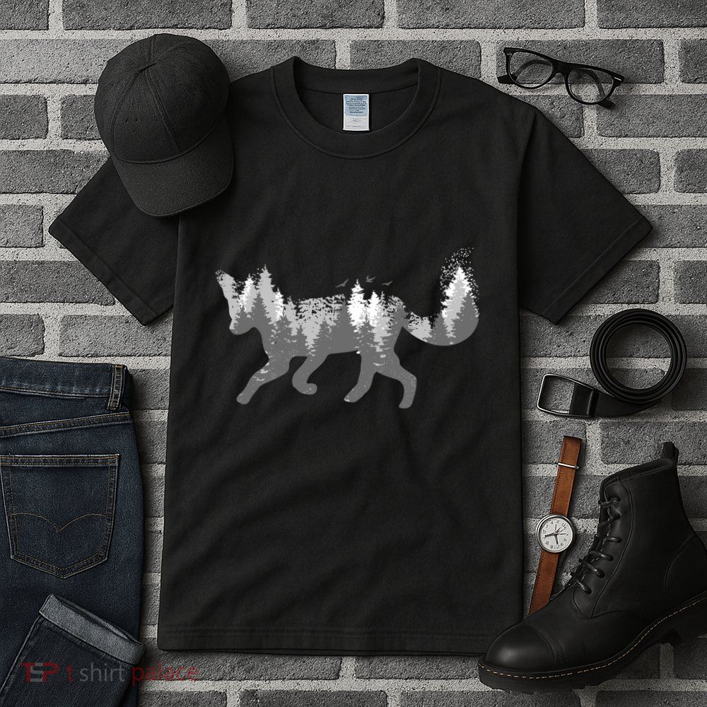 Cute Fox Nature Outdoor Hiking Camping Hunting Gift Tall T-Shirt