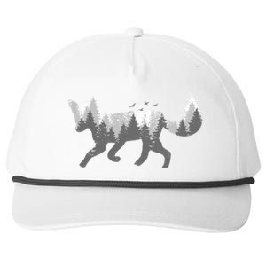 Cute Fox Nature Outdoor Hiking Camping Hunting Gift Snapback Five-Panel Rope Hat