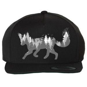 Cute Fox Nature Outdoor Hiking Camping Hunting Gift Wool Snapback Cap