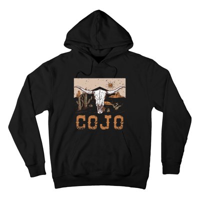 Cojo Family Name Western Cowhide Team Cojo Hoodie