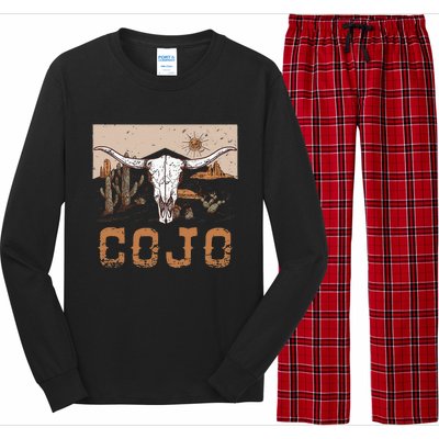 Cojo Family Name Western Cowhide Team Cojo Long Sleeve Pajama Set