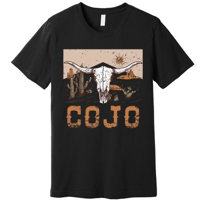 Cojo Family Name Western Cowhide Team Cojo Premium T-Shirt