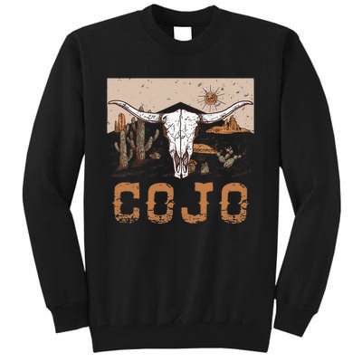 Cojo Family Name Western Cowhide Team Cojo Tall Sweatshirt