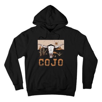 Cojo Family Name Western Cowhide Team Cojo Tall Hoodie