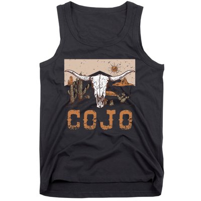 Cojo Family Name Western Cowhide Team Cojo Tank Top