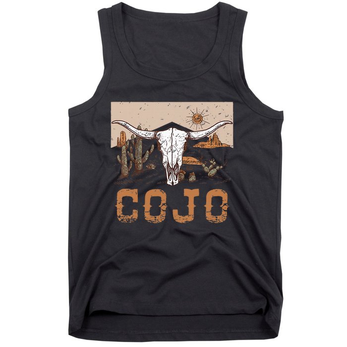 Cojo Family Name Western Cowhide Team Cojo Tank Top