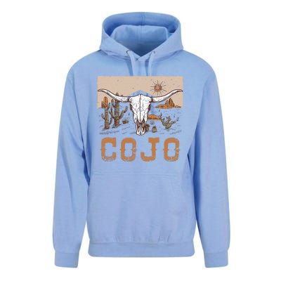 Cojo Family Name Western Cowhide Team Cojo Unisex Surf Hoodie