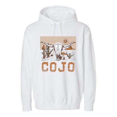 Cojo Family Name Western Cowhide Team Cojo Garment-Dyed Fleece Hoodie