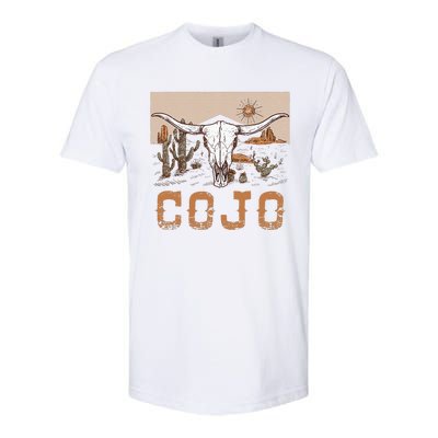 Cojo Family Name Western Cowhide Team Cojo Softstyle CVC T-Shirt