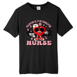 Cupids Favorite Nurse Cute Heart Valentines Nurses Groovy Gift Tall Fusion ChromaSoft Performance T-Shirt