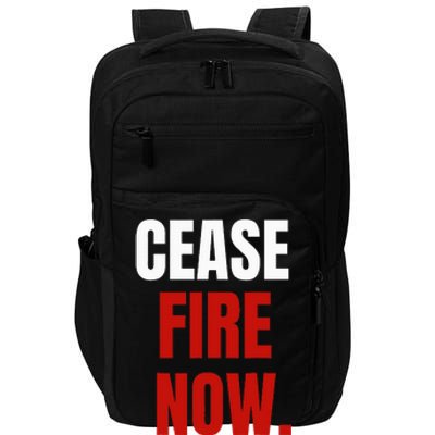 Cease fire Now. Impact Tech Backpack