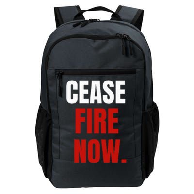 Cease fire Now. Daily Commute Backpack