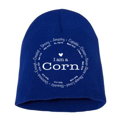 Corn Family Name Mom Name Mothers Day Gift Short Acrylic Beanie