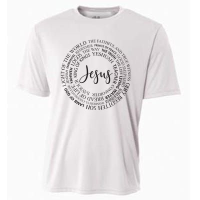 Christian Faith Names Of Jesus A Gift Cooling Performance Crew T-Shirt