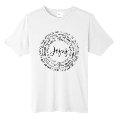 Christian Faith Names Of Jesus A Gift Tall Fusion ChromaSoft Performance T-Shirt