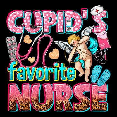 CupidS Favorite Nurse Valentines Day Er Icu Nicu Rn Nurses Gift T-Shirt