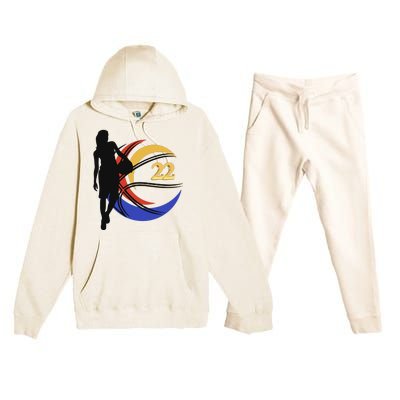 Clark Fever Number 22 Premium Hooded Sweatsuit Set