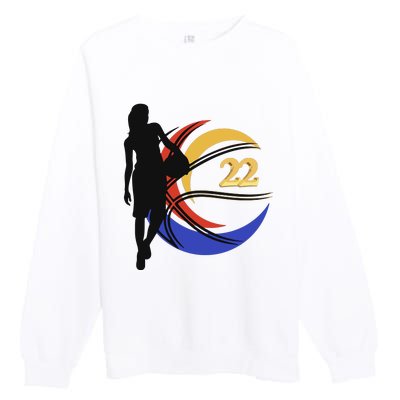 Clark Fever Number 22 Premium Crewneck Sweatshirt