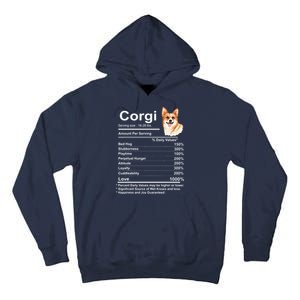 Corgi Facts Nutrition Funny Cardigan Pembroke Mama Dog Tall Hoodie