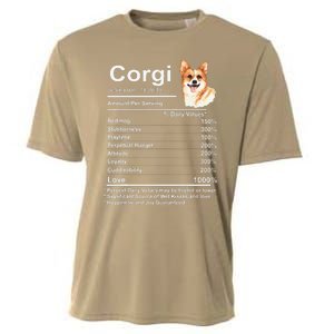 Corgi Facts Nutrition Funny Cardigan Pembroke Mama Dog Cooling Performance Crew T-Shirt