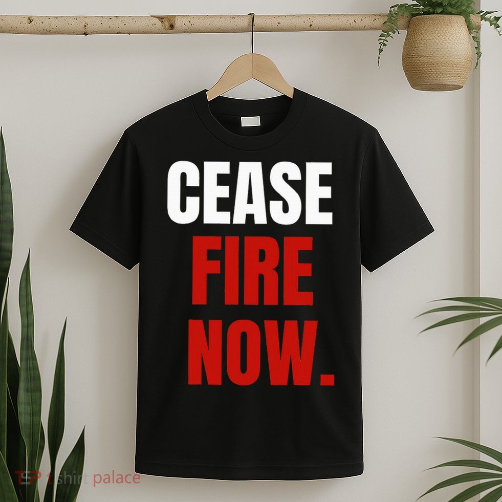 Cease fire Now. T-Shirt