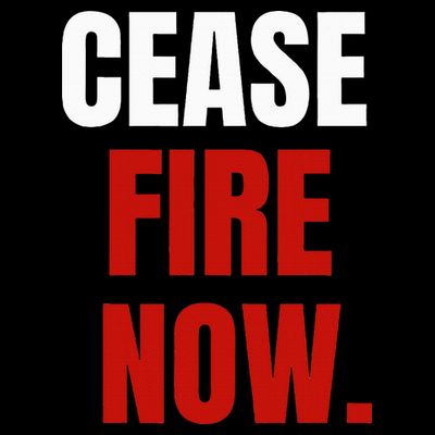 Cease fire Now. T-Shirt