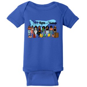 Catch Flights No Feeling Vacay Mode Family Matching Vacation Funny Gift Baby Bodysuit