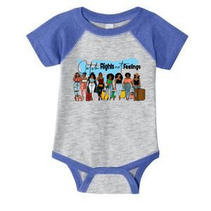 Catch Flights No Feeling Vacay Mode Family Matching Vacation Funny Gift Infant Baby Jersey Bodysuit