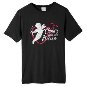 Cupid's Favorite Nurse Funny Gift Valentines Day Cool Gift Tall Fusion ChromaSoft Performance T-Shirt